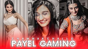PAYAL GAMING - CHAMMAK CHALLO EDIT || @roastmind23  ALIGHT MOTION EFX PAYAL GAMING TIK TOK