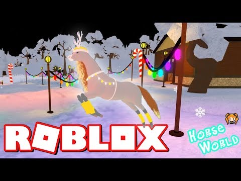 Roblox Horse World Winter Update My Art And Oc S Pt 2 Christmas Edition Youtube - skeleton horse roblox horse world bag of bones funny moments emotes my character story youtube