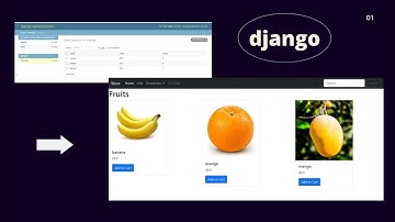 Simple Fruits Store App using Django Framework Python | Tutorial for Beginners