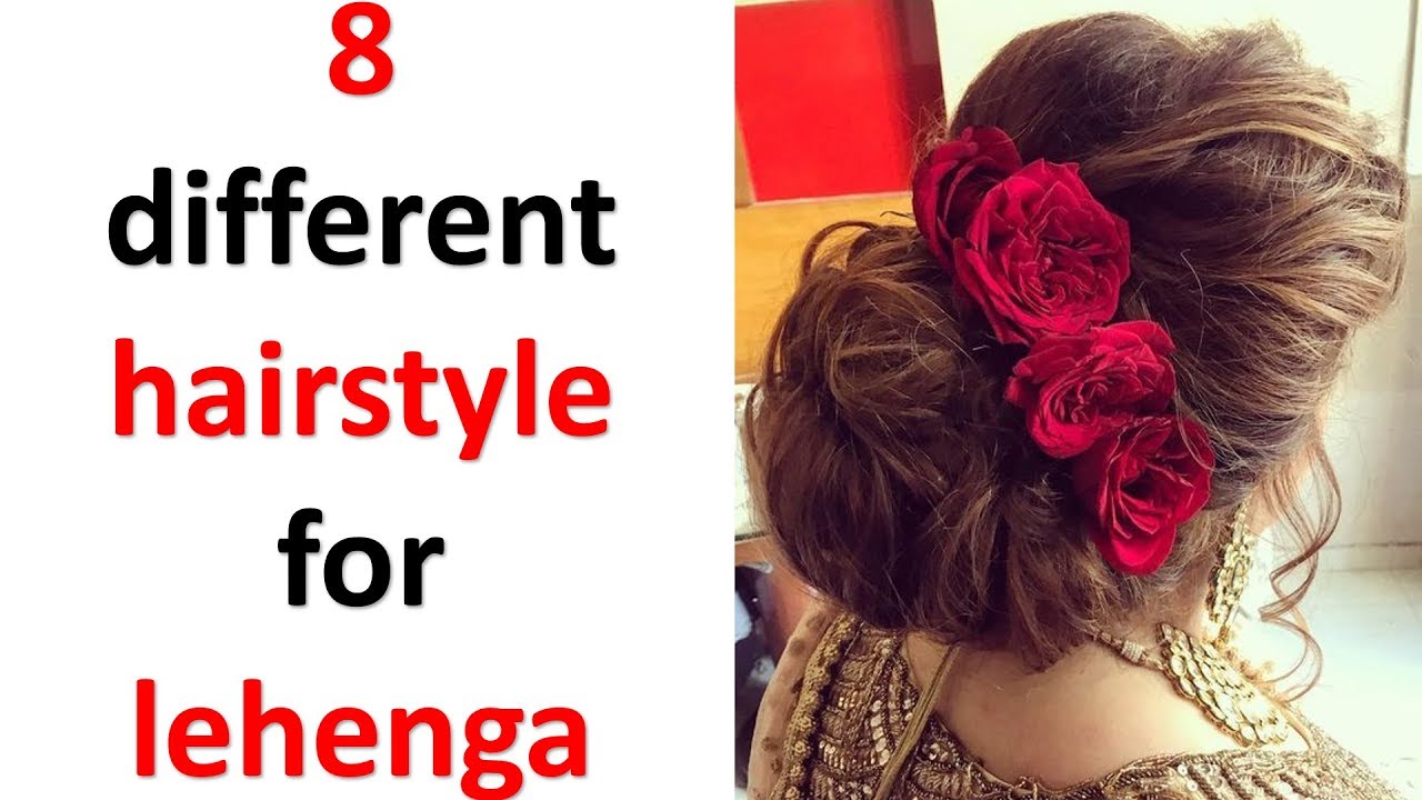 20 Indian Bridal Hairstyles for Lehenga You can Try on Your Wedding Day |  Bridal Look | Wedding Blog