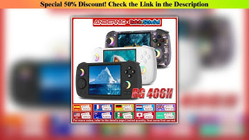 Limited ANBERNIC RG 406H Retro Game Console Android 13 Unisoc T820 64-bit Game Player 4.0 Inch IPS•