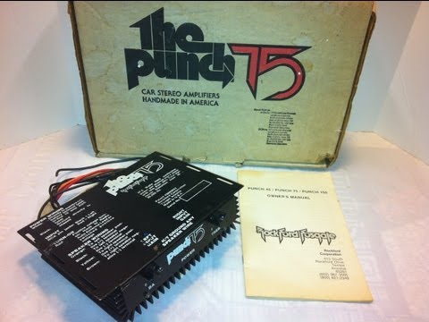 ロックフォード ROCKFORD FOSGATE punch 75 Rockford Fosgate Punch 75 RECAPPED 1st Gen Old School
