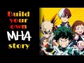 MHA pause game challenge || Build your own MHA story || be a hero !