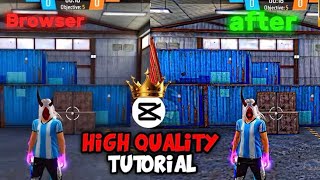 free Fire CapCut editing 4K free Fire vi4K 😱 free Firevideo 4K CapCut Pro ❤️#freefire #animator 