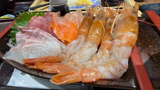 酒田 みなと市場で一杯🍺｜山形限定 大人気 アーモンドチョコあじまん リベンジ！【ぴかーど47at】