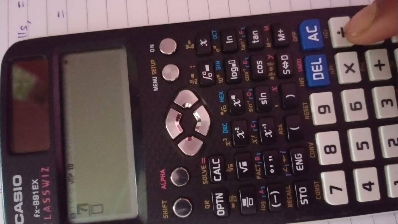 how to find nCr value via calculator YouTube