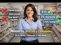 No dejes que te vean la cara. Números, precios y cantidades.