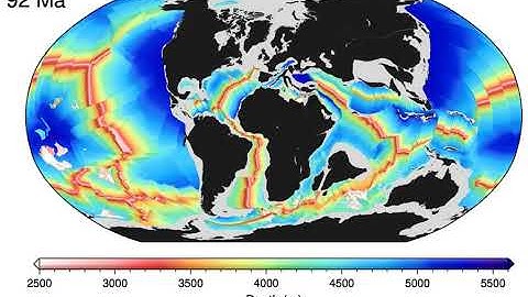 Paleo-bathymetry of the ocean basins
