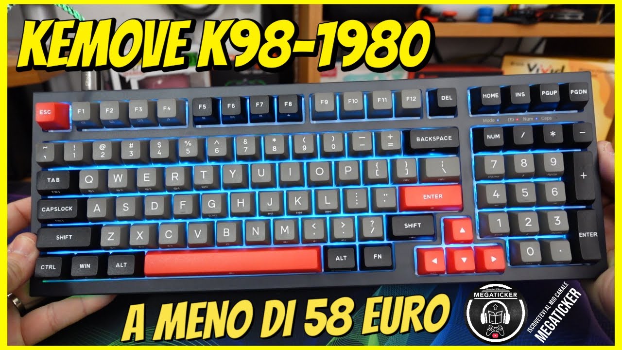 KEMOVE K98-1980 Mechanical Keyboard: Triple Connection and