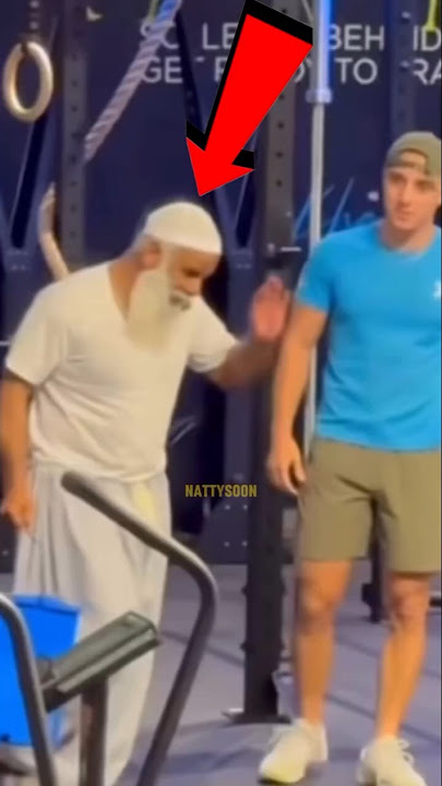 Never Underestimate The Older Gym Guy🥶 #shorts
