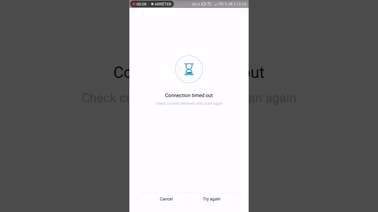 xiaomi xiaofang connection timed out