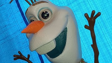 Olaf animatronic from Home Depot demo