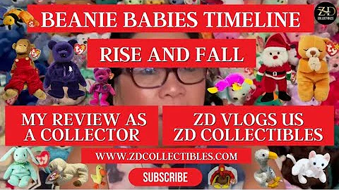 COLLECTOR REVIEWS | BEANIE BABIES TIMELINE | RISE AND FALL | ZD VLOGS US | #beaniebabies