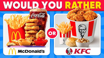 Would You Rather - Ultimate Snacks & Junk Food Edition 🍿🍔🍪 Daily Quiz