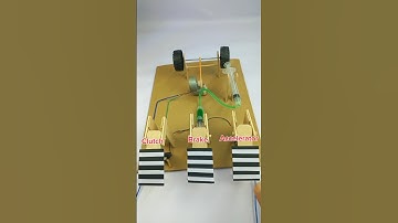 Car Pedal Machanism #dcmotor #project #automobile #tech #diy #experimnent