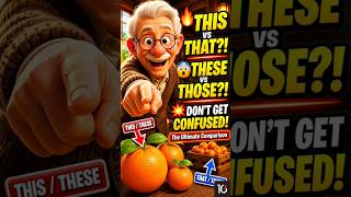 This vs That vs These vs Those | Easy English Grammar Trick 🔥 #Shorts