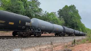 Norfolk Southern train 19M west bound with Heritage locomotive NS1074 Lakawanna leading 5/14/25