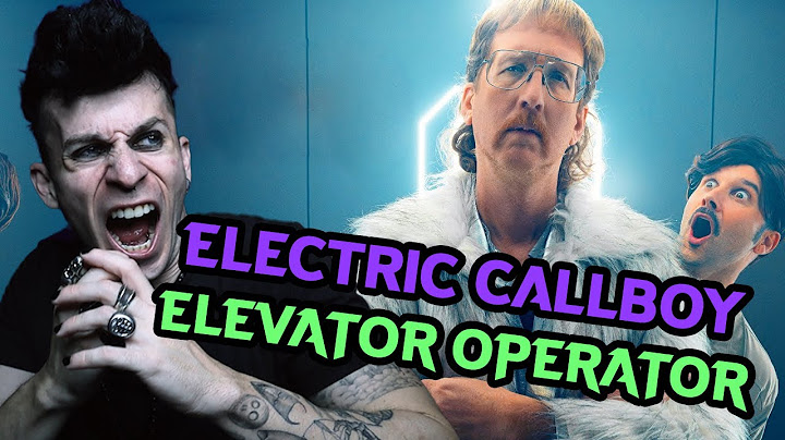 Goth Reacts to ELECTRIC CALLBOY - ELEVATOR OPERATOR