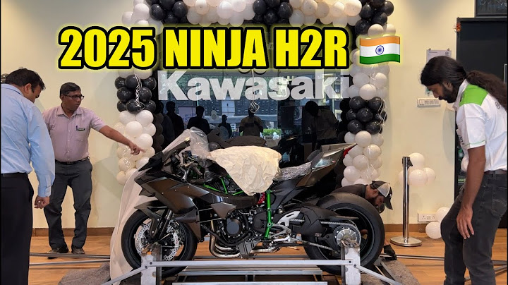 ONLY 1 IN INDIA 🇮🇳 | 2025 KAWASAKI NINJA H2R 🔥| FIRST 2025 NINJA H2R 🔥| @RetardOnV4R