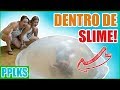 DENTRO de burbuja GIGANTE de SLIME Challenge // Papilukis