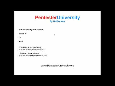 How-To: Port Scanning with Netcat