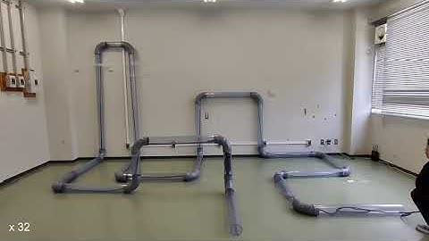 AIRo-5.2: Long-distance Travel Test in an Approx. 26 m Pipeline with 19 Bends (32x speed)