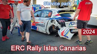 FIA ERC 48° Rally Islas Canarias, Service Park, May 3, 2024, Las Palmas de Gran Canaria