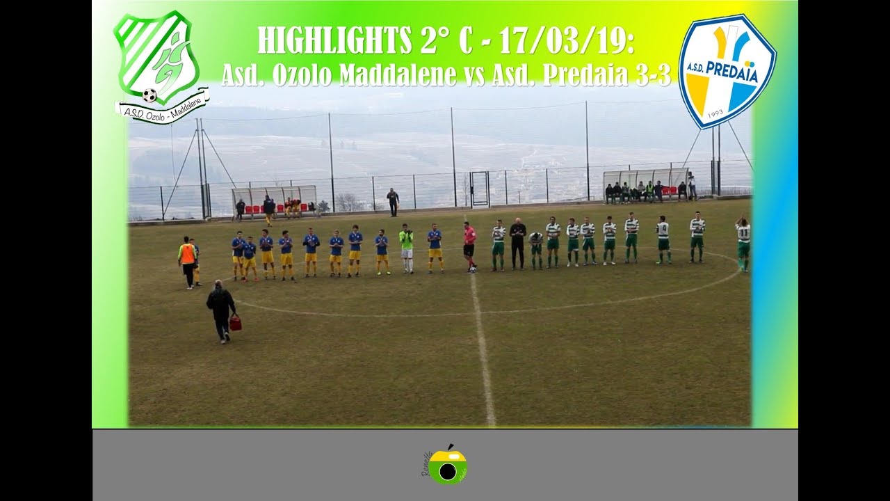 HIGHLIGHTS PARZIALI: ASD Ozolo Maddalene - ASD. Predaia 3-3