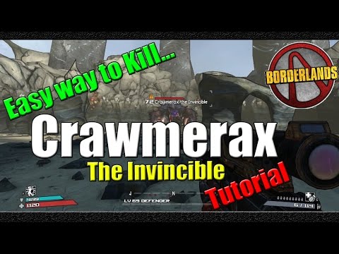 Borderlands | Guaranteed Crawmerax Kills | Easy Method with Siren | Tutorial