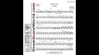 Drum Score - Foreigner - Cold As Ice (preview)