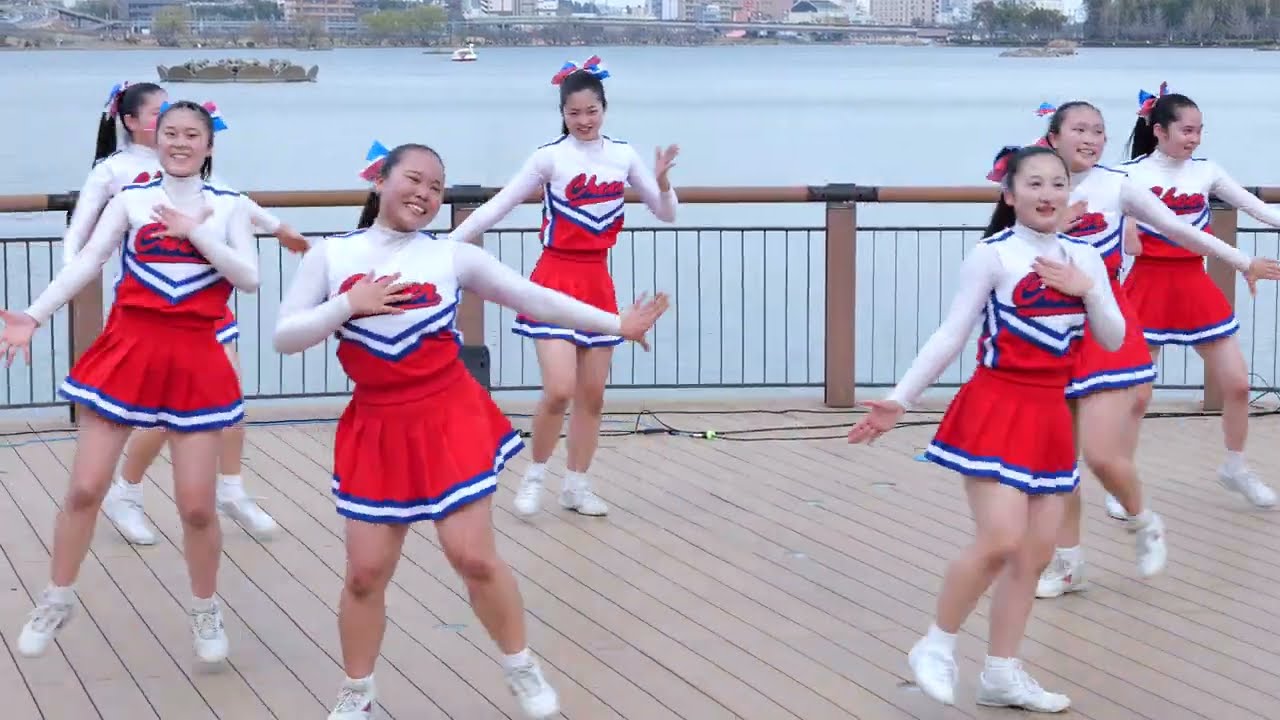 明秀学園日立高等学校 ダンス部 Blue Fairies「小さな恋のうた」＠楽市楽座in千波公園黄門像広場 2024/03/17