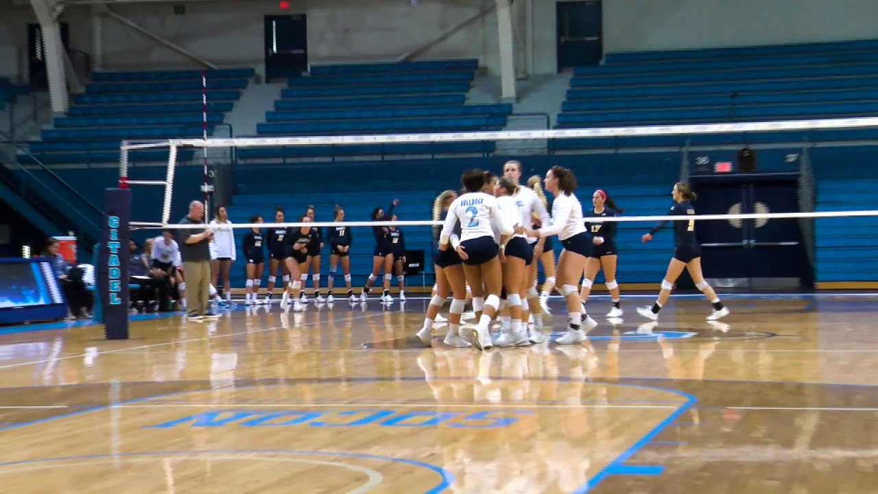 The Citadel Volleyball Highlights Vs UNCG 9/21/2018