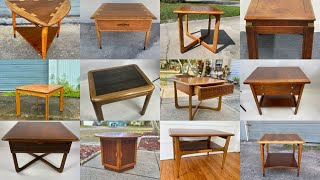 Ideas 17 Beautiful stylish vintage and modern side tables made of handmade wood Altavista Lane