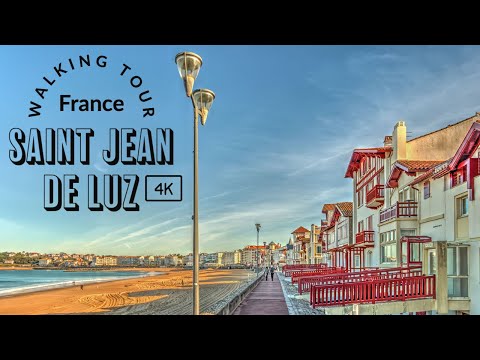 🇫🇷 Saint Jean de Luz - France Walking Tour (4K UHD 60fps)