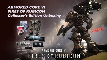 ARMORED CORE VI FIRES OF RUBICON Collector Edition unboxing | I can