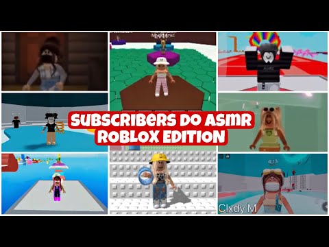 ASMR subscribers try asmr ROBLOX EDITION!! (part 1)