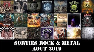 Sorties Albums Rock &amp; Metal : Août 2019