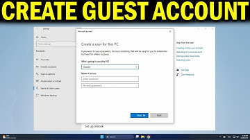 How To Create Guest Account in Windows 10 with Limited Access