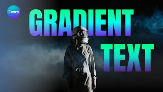 How to Create Gradient Text with an Outline in Canva | Easy Canva Tutorial