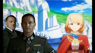 Fegelein Phones Prince Of Wales Azur Lane-Hitler Parody