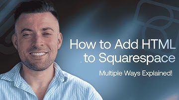 How to Add HTML to Squarespace