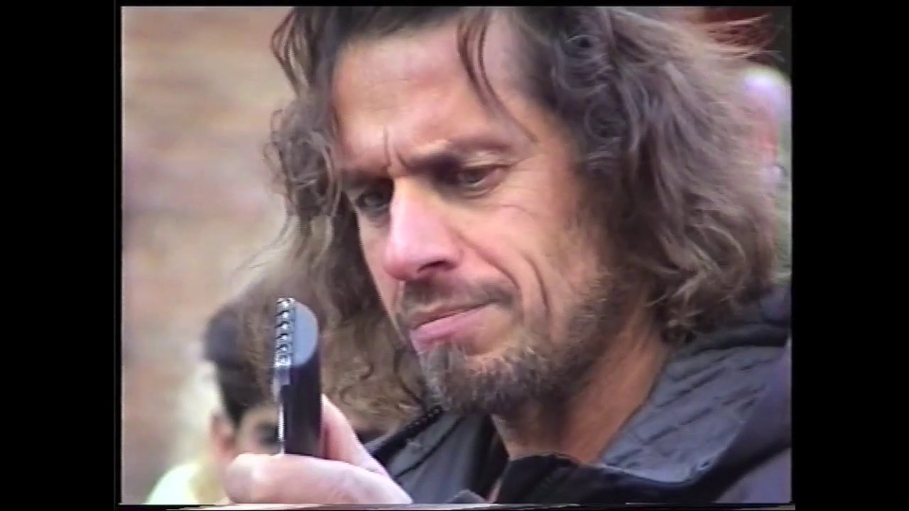 Il Mitico Beppe Maniglia in Piazza Maggiore di Bologna il 19 aprile 1998