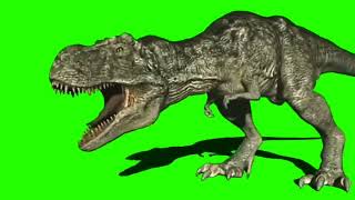 New Green Screen Video | Copyright Free Dinosaur | Free Green Screen Background | Dinosaur Video