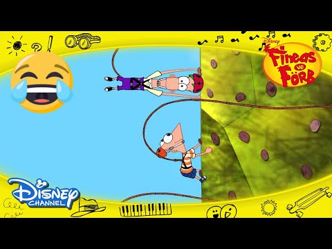 Fineas ve Förb | Tırmanma Duvarı 😂 | Disney Channel Türkiye