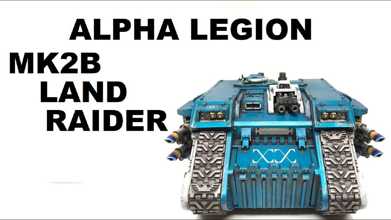 Painting Showcase: Alpha Legion Land Raider MK2B