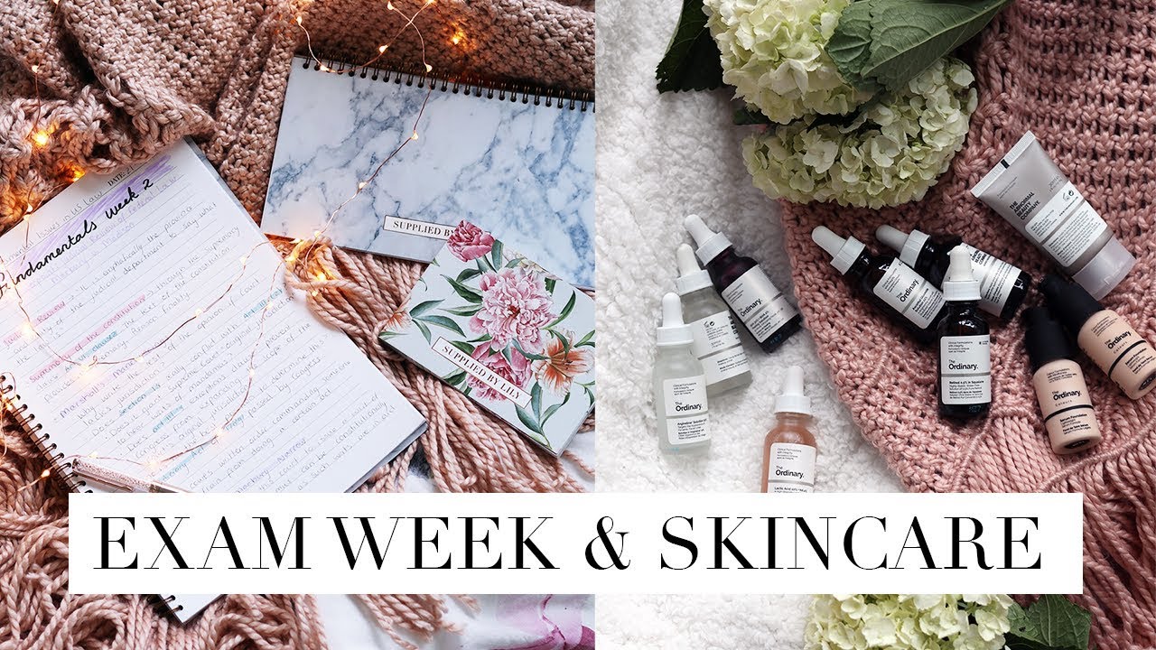 MY FIRST AMERICAN LAW SCHOOL/UNI EXAMS + SKIN CARE TALK | DC Diaries #12