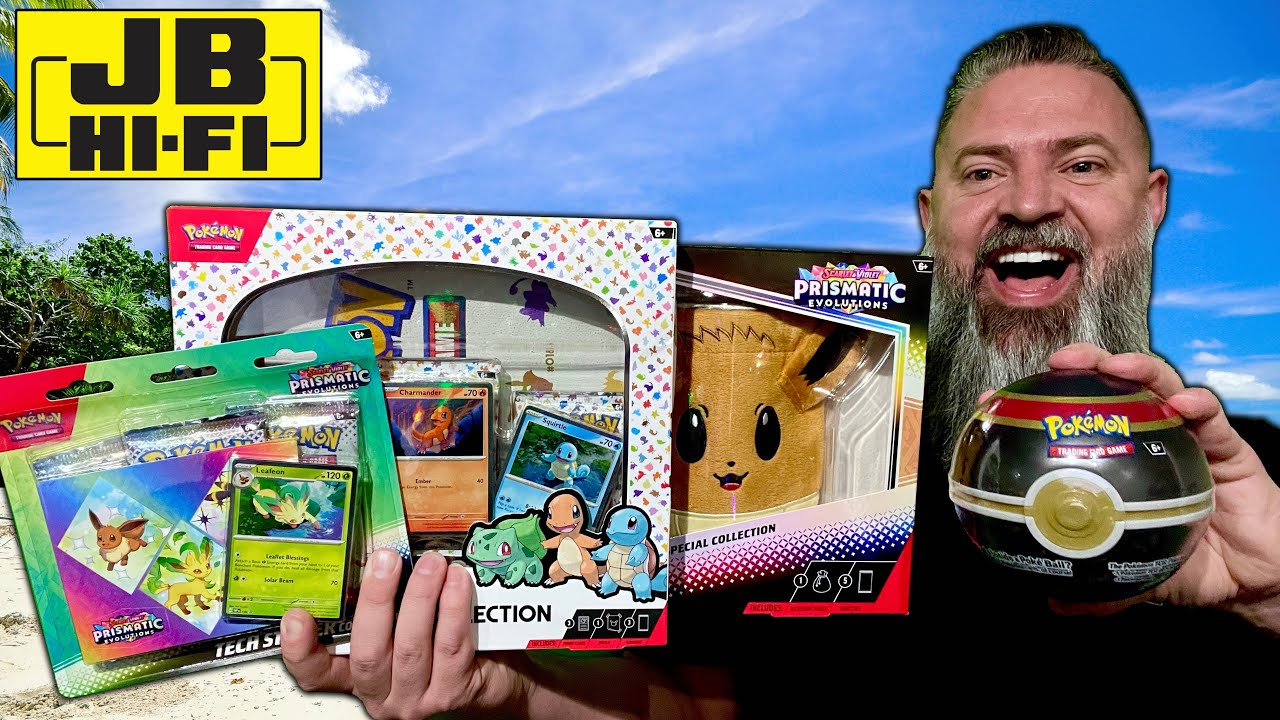 JB HI-FI Pokemon Haul! Prismatic Evolutions & 151 Pack Opening! - YouTube