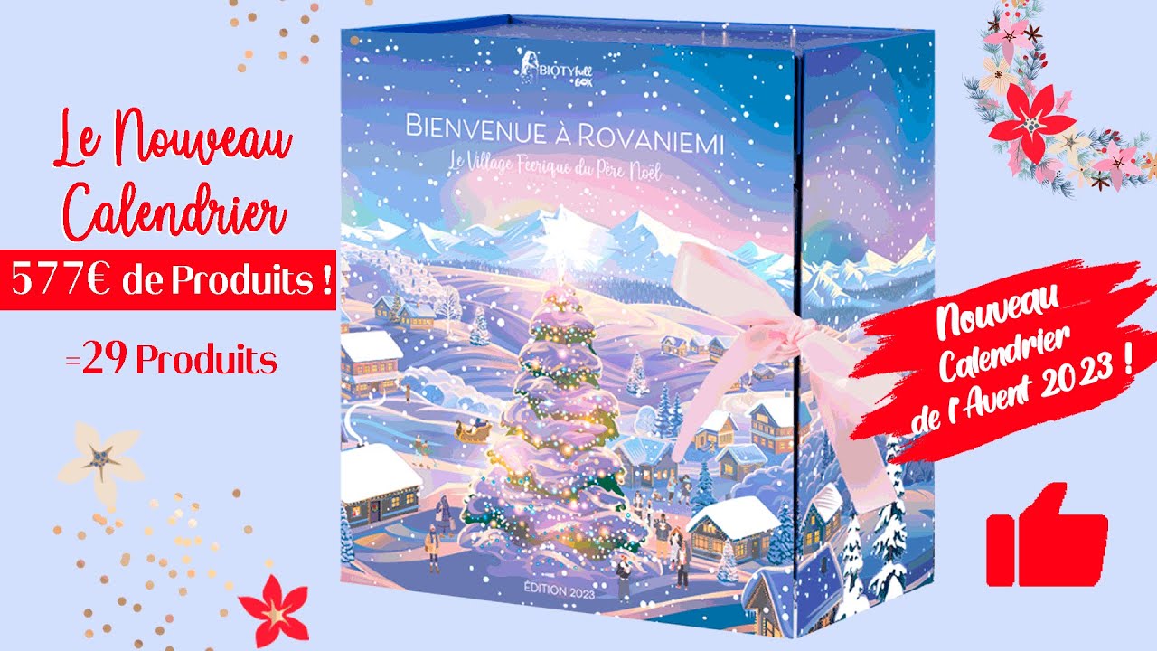 CALENDRIER DE L'AVENT 2023 😍 | BIOTYFULL BOX - YouTube