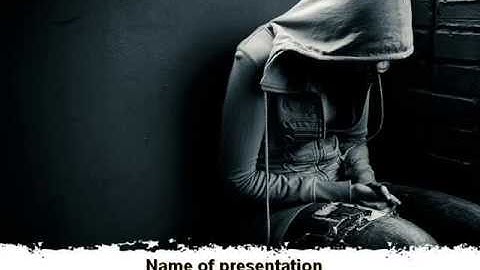 Teenage Problems PowerPoint Template by PoweredTemplate.com