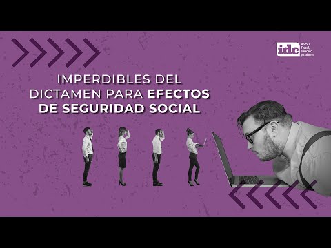 Básicos del envío de aviso de dictamen en seguridad social